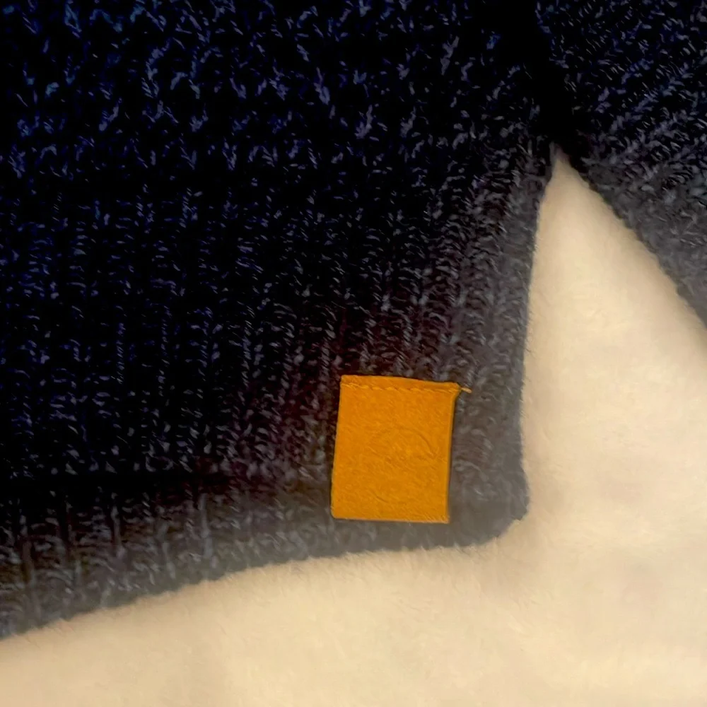 Weatherproof Vintage‎ Mens Textured Knit Crewneck Sweater/Blue